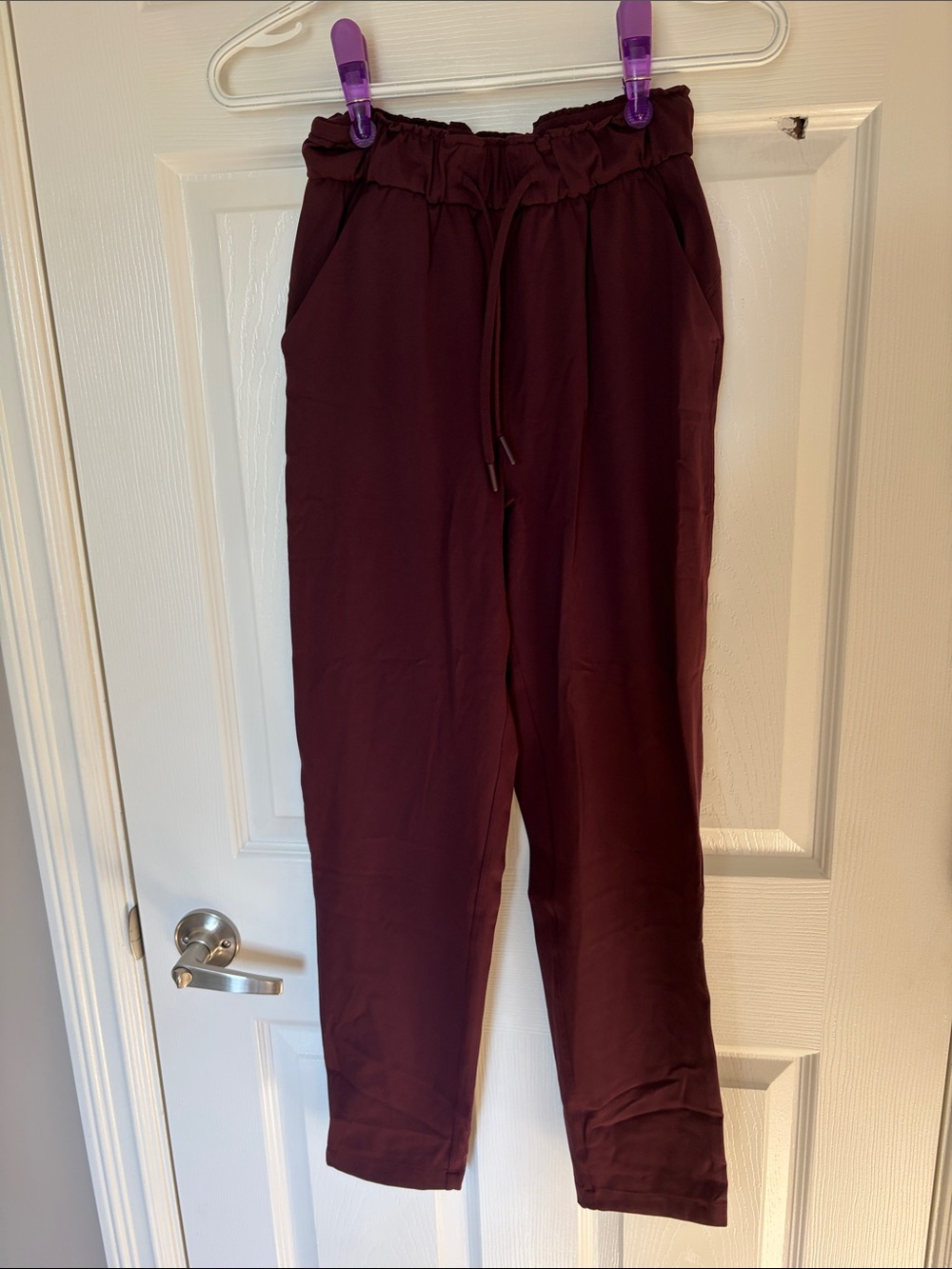 lululemon athletica Paperbag Waist Joggers - Burgundy